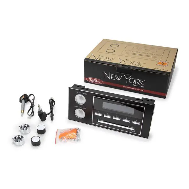 Alt view image 5 of 7 - New York 1.5 DIN Direct-fit Radio Stereo AM/FM AUX Compatible with 1988-89 Chevrolet GMC S-10 S-15 Pickup Blazer Jimmy