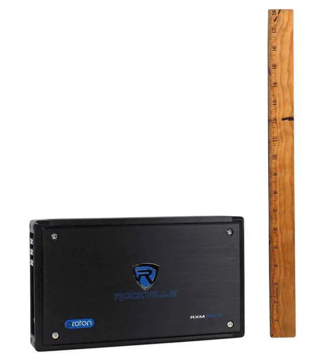 Alt view image 2 of 7 - RockvilIe RXM8BTB 8 Channel 1500 Watt Bluetooth Car Stereo Amplifier Amp