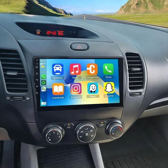 Main image of Android 13 Double Din Car Stereo Radio for Kia K3 2013-2018 with Wireless Carplay Android Auto 9 in Touchscreen for K3 Car Stereo GPS Bluetooth WiFi FM RDS DSP SWC-2+64G