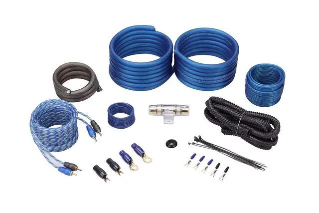 Alt view image 3 of 7 - RVA-M3 V2 Mono Car Amplifier Bundle with RWK41 4 Gauge Wire Kit | 4000W Peak / 1000W RMS @ 1 Ohm, Class D, LPF 32-300Hz, Bass Remote, RWK41 4 Gauge Wiring Kit with RCA Cable, 2-Items