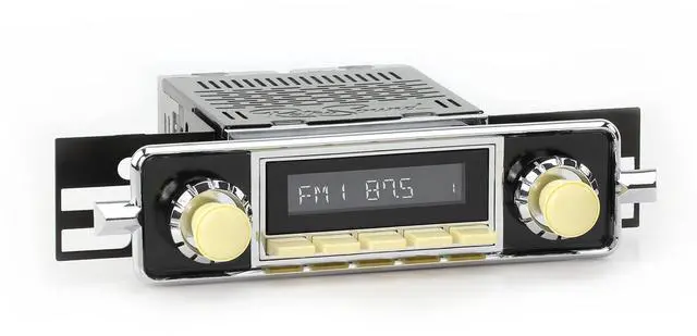 Main image of RetroRadio Compatible with 1958-67 Volkswagen Beetle with Sapphire-Style Plate Features Include Bluetooth, AUX, AM/FM LAI-M1-504-68-78PVW1