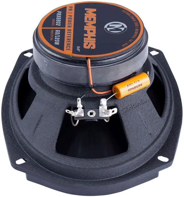 Alt view image 6 of 7 - 1 Pair of PRX60 6.75" Coaxial Speakers and 1 Pair PRX6902 6X9 Coaxial Power Reference Series Speakers