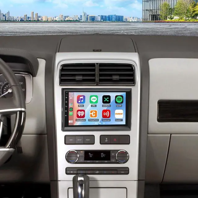 Main image of 7'' Android Car Radio for Lincoln MKX 2007 2008 2009 Stereo | Touch Screen Android 15 GPS Navi Head Unit with Wireless Carplay Android Auto FM/SWC/WiFi/Bluetooth/Camera