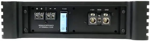 Alt view image 3 of 7 - dBM12 2000W 2-Ohm Marine Boat Mono Amplifier with RMWK4 Amp Kit | 2000W Peak / 500W RMS, Class D, 2-Ohm, Low Pass Crossover, Bass EQ, Bass Remote, 4 AWG Waterproof Amp Wire Kit, 2-items
