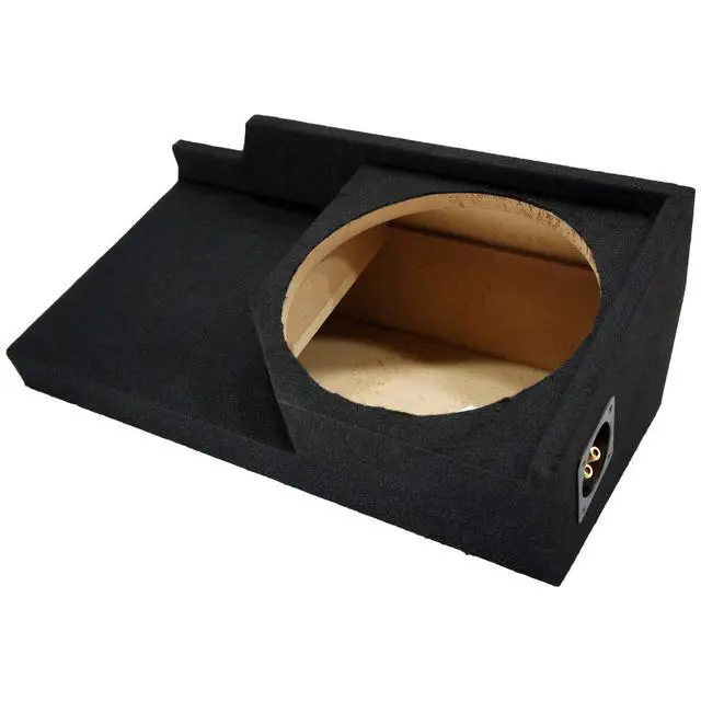 Alt view image 2 of 7 - Alpine S-W12D4 Type S Single 12" Sub Box Fits 88-98 Chevy CK Ext Cab | Complete extended truck package, 12 inch subwoofer preloaded and wired, tough carpet finish, air-tight braced design