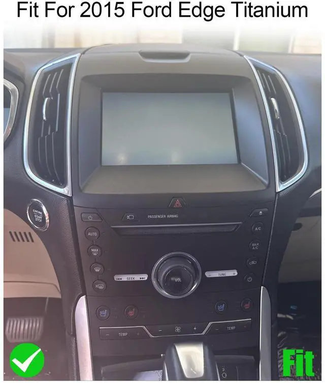 Alt view image 3 of 7 - Android 14 Double Din Car Stereo Radio for Ford Edge 2010 2011 2012 2013 2014 2015, 9" Touch Screen Car Radio Bluetooth with Wireless Carplay GPS Navi WiFi HiFi FM RDS AHD Backup Camera SWC, 2+32G