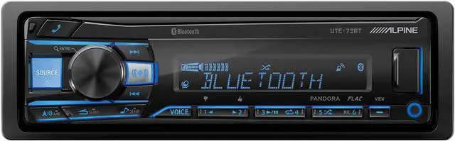 Alt view image 3 of 6 - UTE-83BT DM-65C-G 6.5 Component Speaker Bundle | Bluetooth multimedia receiver that does not play CDs, bundled with DM-65C-G 6.5 in component 2-way speakers