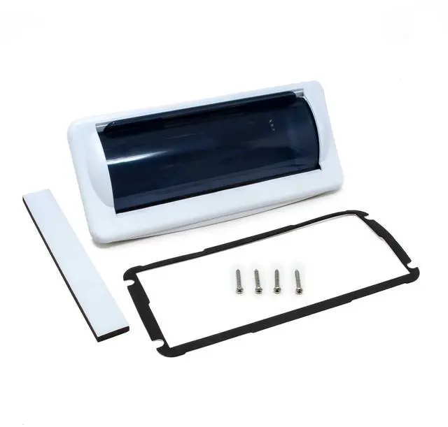 Alt view image 6 of 7 - KD-X38MBS Marine Receiver CAMC1W Mounting Kit Bundle | Marine digital media receiver with Bluetooth, USB, SiriusXM Ready, conformal coated PCB and white retractable-cover mount