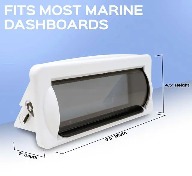 Alt view image 7 of 7 - KD-X38MBS Marine Receiver CAMC1W Mounting Kit Bundle | Marine digital media receiver with Bluetooth, USB, SiriusXM Ready, conformal coated PCB and white retractable-cover mount