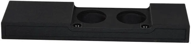 Alt view image 3 of 4 - REC100 Dual 10" Subwoofer Box for 09-17 Ford F150 Super Crew | Fits 2017 F250/F350 Super Duty, Underseat Downfire, Bed Liner, 1.0 Cu Ft Per Sub, 5.875" Depth, 36Hz Tuning