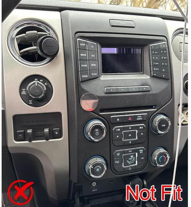 Alt view image 6 of 7 - 4+64G Double Din Car Stereo Radio for Ford F-250 2008-2014 7Inch Touch Screen Head Unit,Car Audio Receiver with Carplay/Android Auto,Built-in GPS Bluetooth WiFi FM RDS DSP SWC + Backup Camera