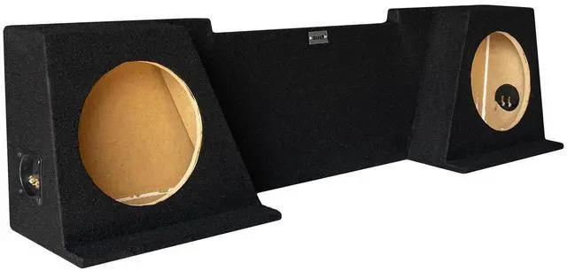 Alt view image 2 of 7 - Silverado/Sierra Extended Cab 2007-2013 Dual 10" Subwoofer Enclosure