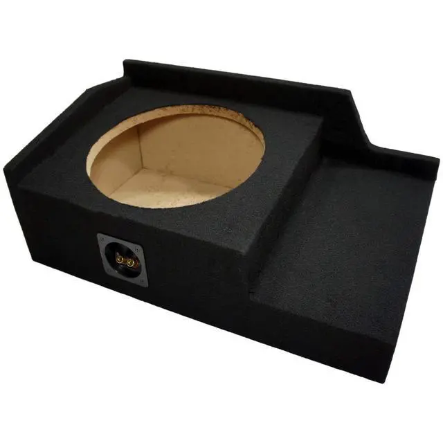 Alt view image 6 of 6 - Kicker Comp C12 Single 12" Sub Box with Amp Fits 99-06 GMC Sierra Ext Cab | Loaded 12 inch subwoofer design, extended fitment for these trucks, matched mono power included, pre-mounted and wired