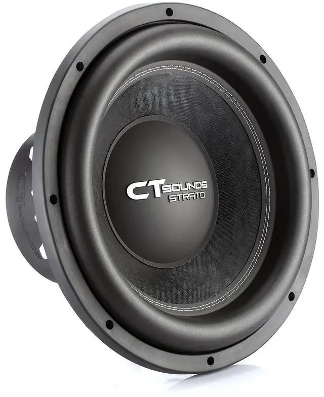 Main image of STRATO-15-D2 2500 Watts Max 15 Inch Car Subwoofer Dual 2 Ohm