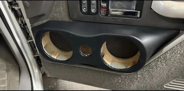 Alt view image 5 of 7 - 6.5 x2 Speaker Door pods Compatible with 90-94 Chevy GMC OBS Left and Right Pair Black