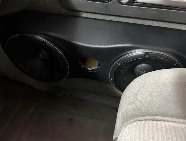 Alt view image 6 of 7 - 6.5 x2 Speaker Door pods Compatible with 90-94 Chevy GMC OBS Left and Right Pair Black