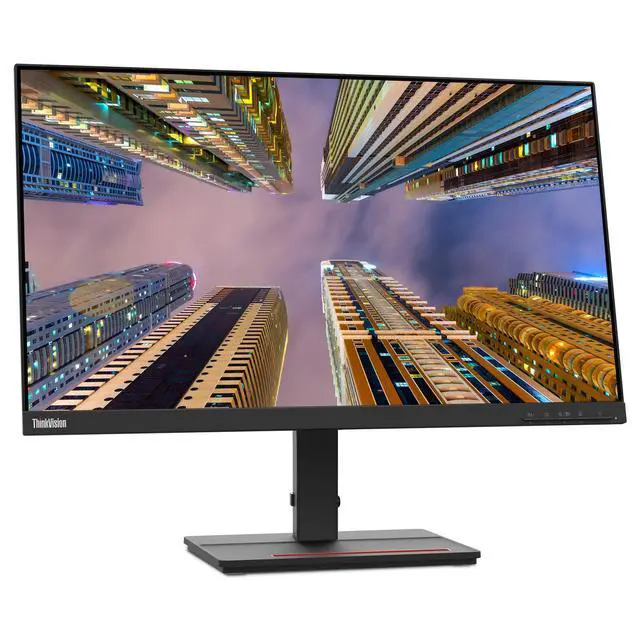 Alt view image 2 of 6 - ThinkVision S24e 24-inch 1920 x 1080 LED Backlit Full HD LCD Monitor, 2-Pack Bundle with HDMI, VGA