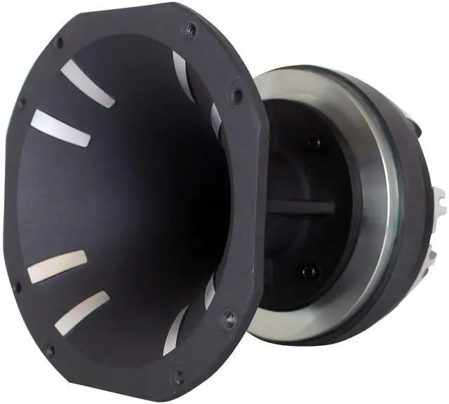 Alt view image 3 of 7 - HT151 3" 450W Car/Pro Aluminum Horn Titanium Tweeter, 2-Pack | 150W RMS, Compression Driver, 105dB, 60 Oz Magnet, Kapton Voice Coil, Ferro Fluid Cooled, 8 Ohm, 800Hz-20kHz, Bolt-On