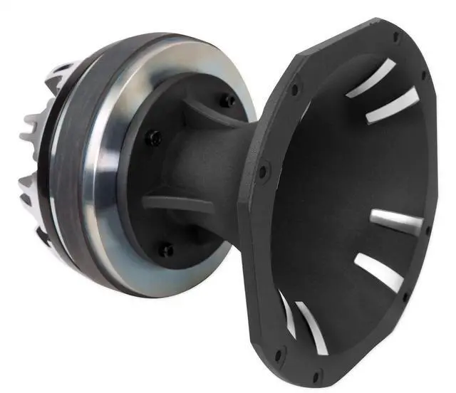 Alt view image 4 of 7 - HT151 3" 450W Car/Pro Aluminum Horn Titanium Tweeter, 2-Pack | 150W RMS, Compression Driver, 105dB, 60 Oz Magnet, Kapton Voice Coil, Ferro Fluid Cooled, 8 Ohm, 800Hz-20kHz, Bolt-On