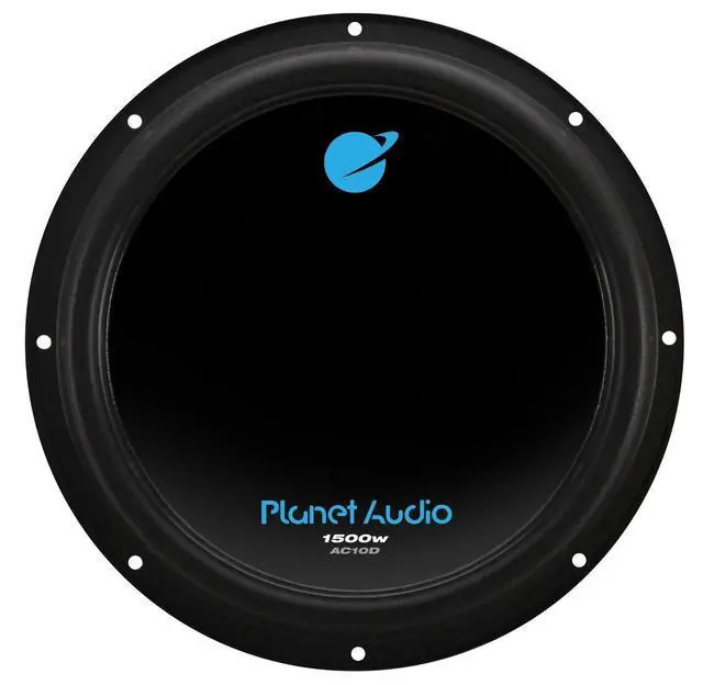Alt view image 7 of 7 - QPower Single Port 10 Inch Vented Shallow Subwoofer Enclosure Box and Planet Audio AC10D 1500 Watt Dual Voice Coil Car Audio Subwoofer Speaker