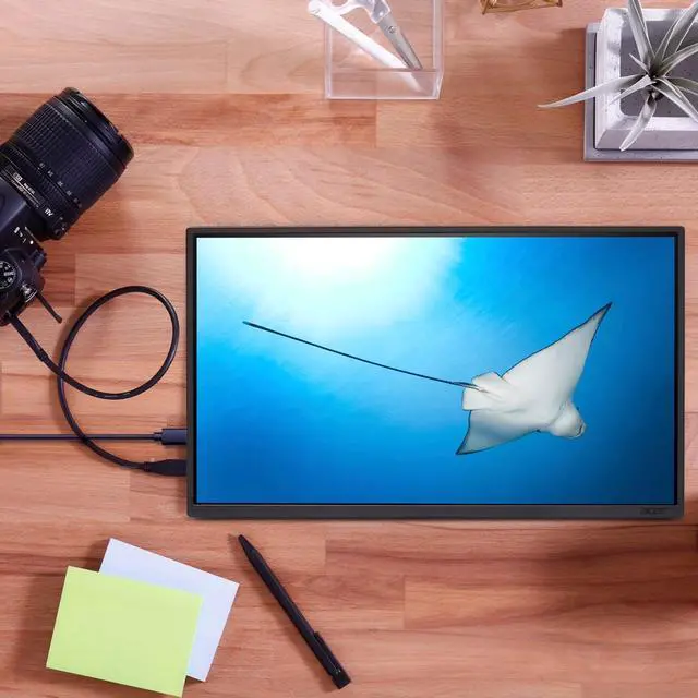 Alt view image 6 of 7 - 15.6" Portable USB-C IPS Monitor with Tiltable Stand 2 Pack | 4ms Response Time, Anti-Glare, 250 nits, Built-in Speakers, Mini HDMI & Dockztorm USB Port Expander, Black Color