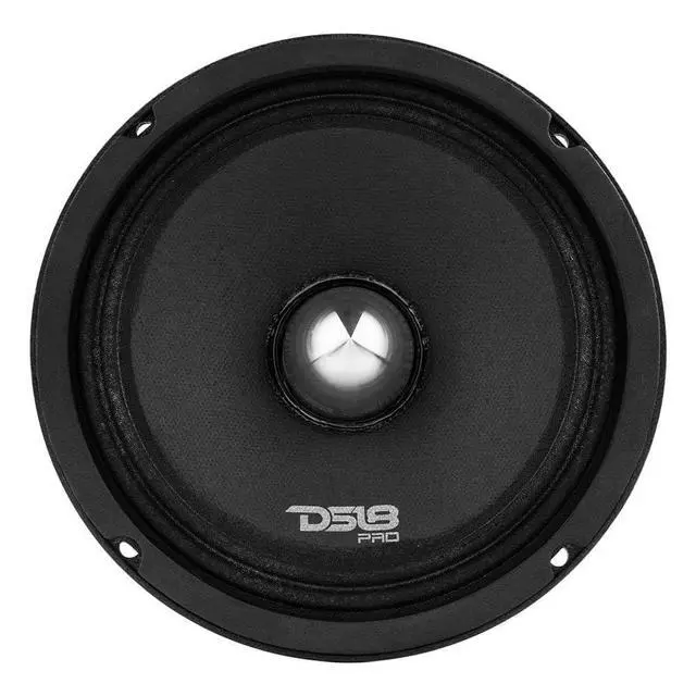 Alt view image 6 of 7 - PRO-FR6NEO Pair 6.5 Neodymium Full-Range Loudspeaker with Silver Bullet Tweeter and Grill 450W Max, 225W RMS, 4-Ohm, Aluminum Basket, High Power Car Audio Speaker - 2 Speakers