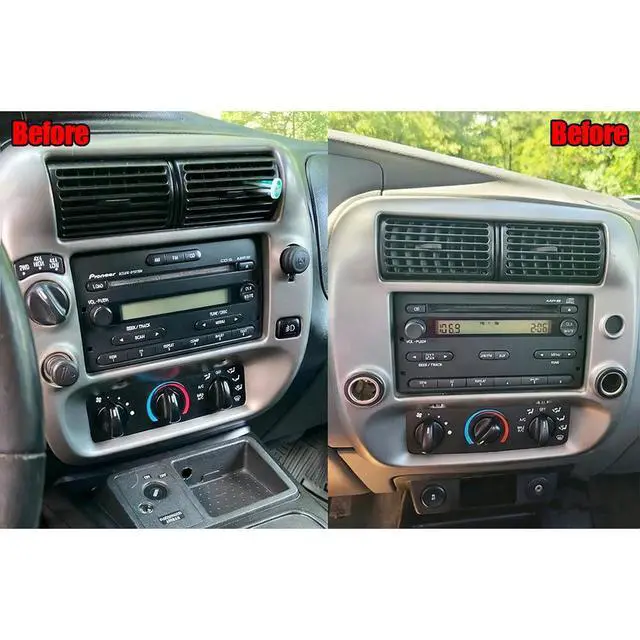 Alt view image 2 of 7 - Car Stereo Radio Compatible for Ford Ranger 2000 with Carplay Android Auto GPS Navigation 7in Touchscreen Car Radio Player with WiFi FM/RDS Radio Bluetooth SWC Mirror Link + Backup Camera