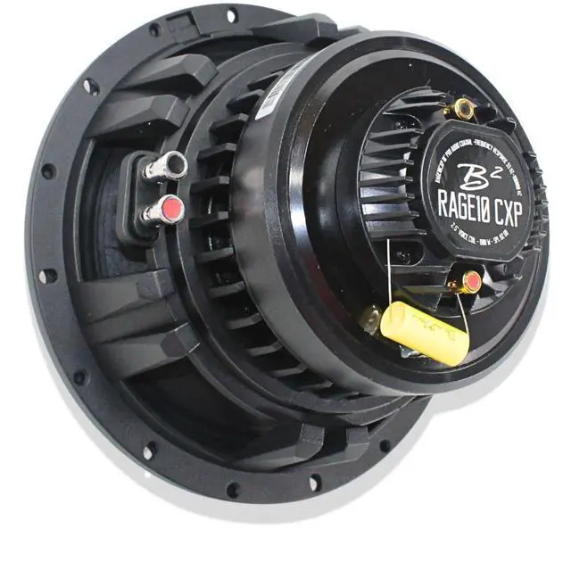 Alt view image 6 of 7 - Rage 10" 4-Ohm 300 Watt RMS Hybrid Coaxial Speaker Pair RAGE10CXP