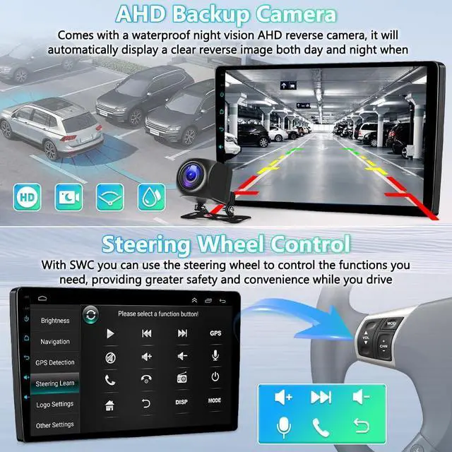 Alt view image 6 of 7 - 7" 4G+64G Car Stereo for Toyota Scion XD 2008-2014 Android 13 Car Radio w/Carplay & Android Auto IPS Touchscreen GPS Navigation Head Unit w/Bluetooth WiFi FM/RDS Backup Camera Mirror Link SWC