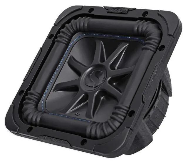 Alt view image 4 of 7 - Kicker L7S82 Bundle: 8 in 900-Watt Peak/450-Watt RMS 2 Ohm DVC Car Audio Subwoofer, 08GL78 8 in Aluminum Car Subwoofer Grille for Square Solo-Baric L7, 2-Items
