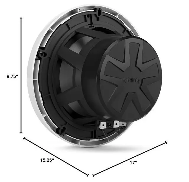 Alt view image 6 of 6 - 622MW Marine 6.5 Inch Coaxial Speakers - White