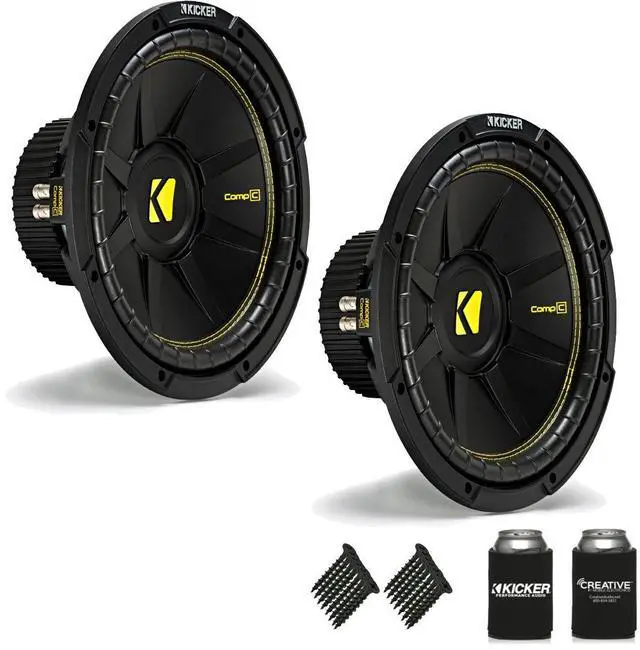 Main image of CWCD124 CompC 12" Subwoofers Bundle Dual 4-Ohm Voice Coil