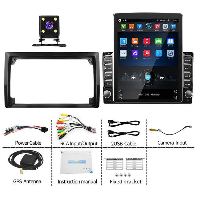 Alt view image 7 of 7 - 2+64G Double Din Radio Stereo for Hummer H3 2006-2010 with Wireless Carplay & Android Auto,9.7 Inch Android 15 Car Audio Receiver GPS Navigation Unit with Bluetooth Head Unit WiFi SWC