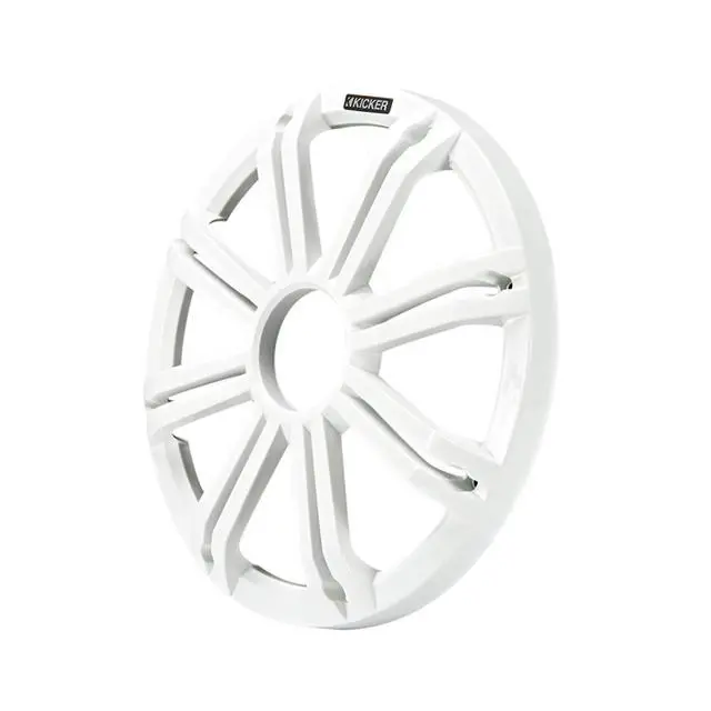 Alt view image 6 of 6 - 45KMF124 12" Weather-Proof Subwoofer for Freeair Applications - 45KMG12W 12" LED Grille (White)