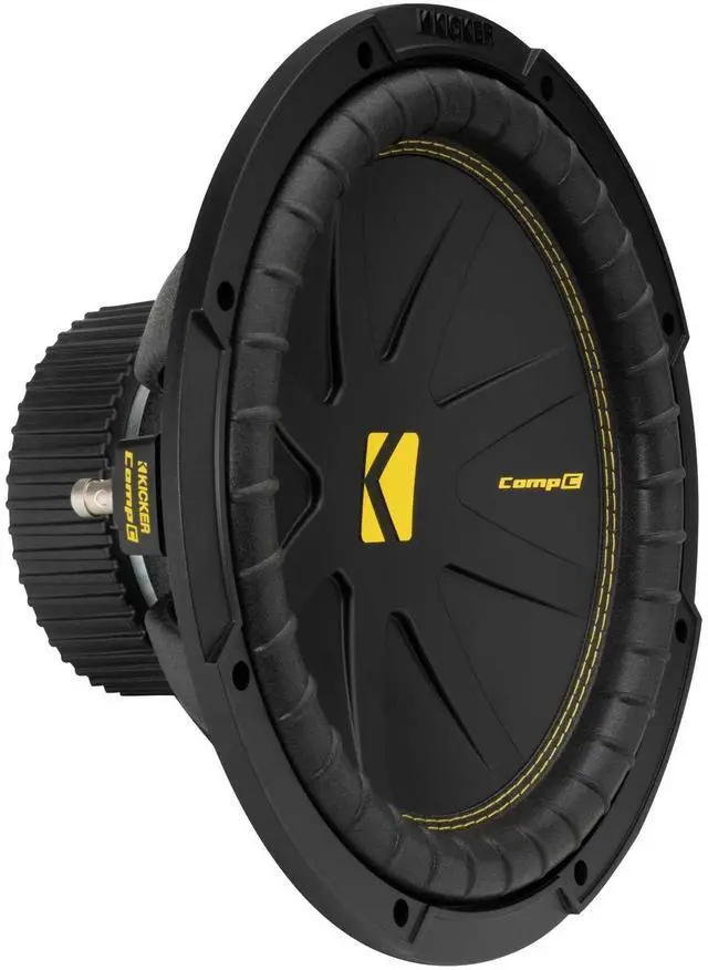 Main image of 50CWCS124 CompC 12" Subwoofer, Single 4-Ohm | Deep reliable low-end for daily drivers, simple wiring setup, sealed or ported box ready, dependable factory upgrade