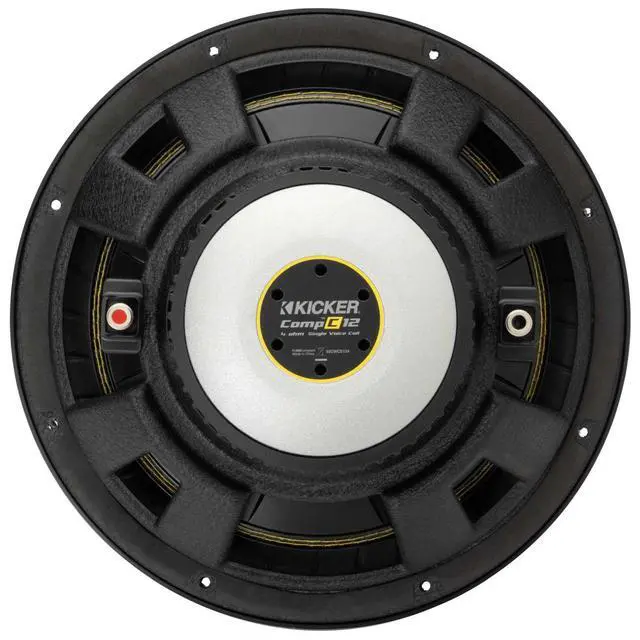 Alt view image 3 of 7 - 50CWCS124 CompC 12" Subwoofer, Single 4-Ohm | Deep reliable low-end for daily drivers, simple wiring setup, sealed or ported box ready, dependable factory upgrade