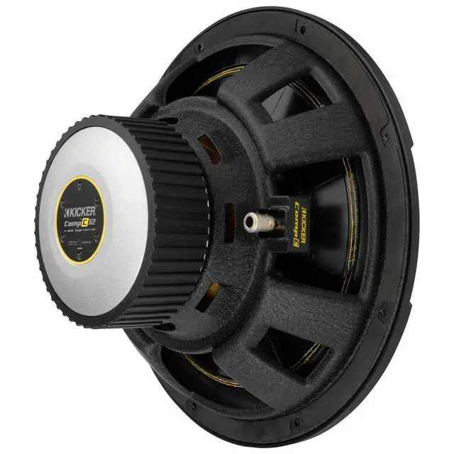 Alt view image 5 of 7 - 50CWCS124 CompC 12" Subwoofer, Single 4-Ohm | Deep reliable low-end for daily drivers, simple wiring setup, sealed or ported box ready, dependable factory upgrade