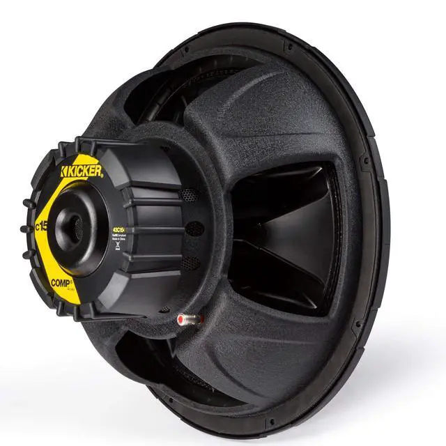 Alt view image 5 of 7 - Comp 15-inch (38cm) Subwoofer, 4-Ohm, RoHS Compliant | Deep low-end punch, ported or sealed box ready, factory system upgrade, truck and SUV friendly, proven daily performance