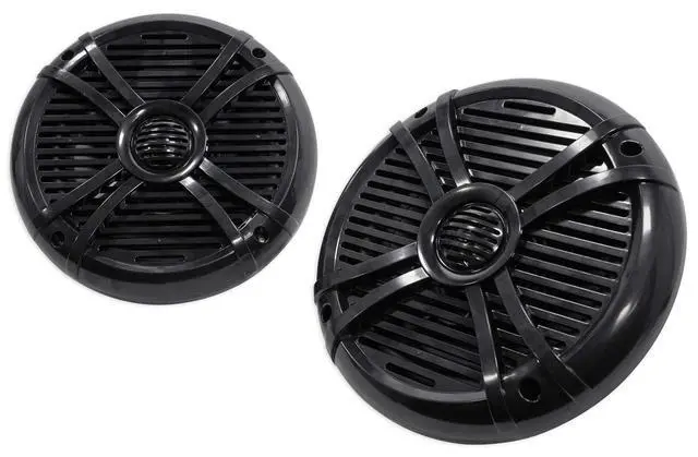 Alt view image 3 of 7 - RMSTS80B 8" 2-Way Water-Resistant Marine Boat Speakers, 4-Pack | 1000W Peak/125W RMS, 4 Ohm, PEI Dome Tweeter, Polypropylene Cone, UV Resistant, Rustproof, Includes 16.4ft Speaker Wire