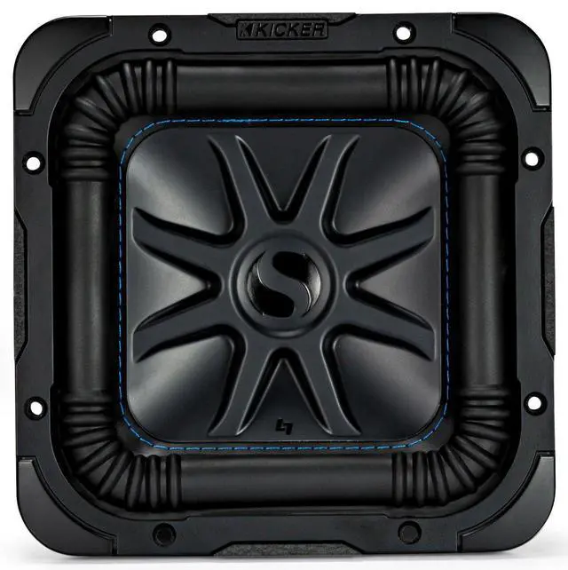 Alt view image 2 of 7 - 44L7S82 Car Audio Solo-Baric 8" Square L7 Subwoofer Dual 2 Ohm Voice Coils 900 Watts Peak Sub Includes Harmony HA-A400.1 Mono Amplifier Bundle