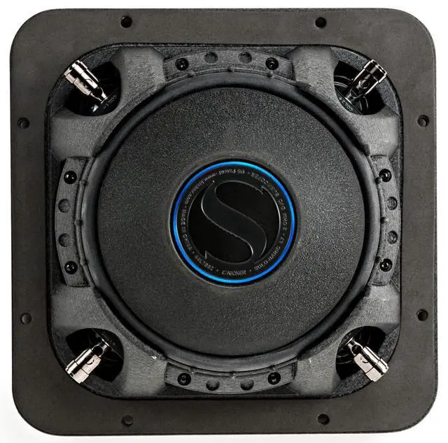 Alt view image 6 of 7 - 44L7S82 Car Audio Solo-Baric 8" Square L7 Subwoofer Dual 2 Ohm Voice Coils 900 Watts Peak Sub Includes Harmony HA-A400.1 Mono Amplifier Bundle