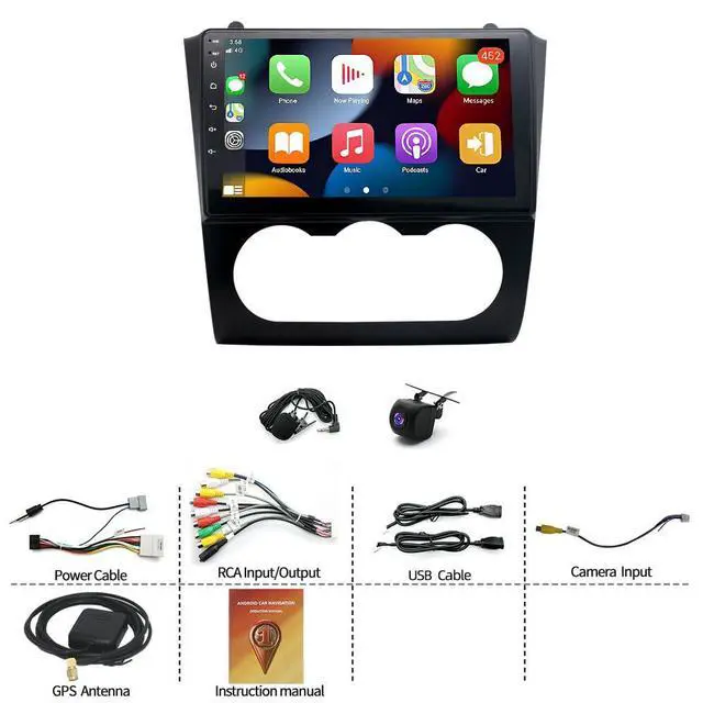 Alt view image 3 of 7 - 5G WiFi Double Din Car Radio for Nissan Altima 2008-2012 Head Unit, 4 Core 9 Inch Android 15 Touch Screen Car Stereo with Wireless Carplay Android Bluetooth Backup Camera WiFi FM Mirror Link 4+64G