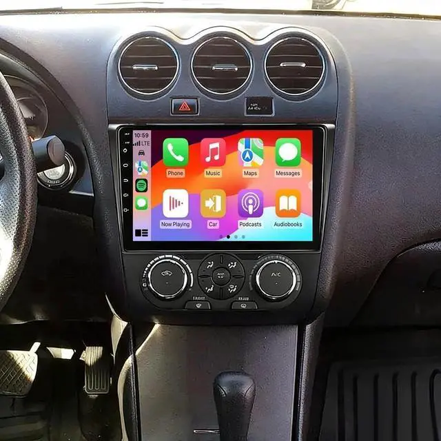 Main image of 5G WiFi Double Din Car Radio for Nissan Altima 2008-2012 Head Unit, 4 Core 9 Inch Android 15 Touch Screen Car Stereo with Wireless Carplay Android Bluetooth Backup Camera WiFi FM Mirror Link 4+64G