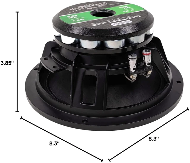 Alt view image 6 of 6 - SHCA NEO84 8" Neo Midrange Midbass Speaker 800 Watts 4 ohm (Single)