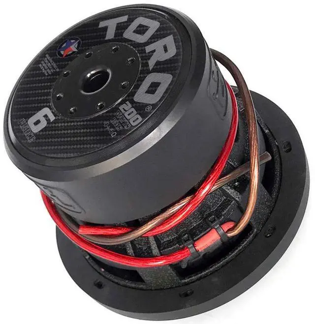Main image of TECH Fierce6 6.5 Car Subwoofer | 200W RMS / 400W Max, Dual 4, Heavy-Duty Cast Aluminum Basket, Deep Bass, High Temp Voice Coil, 20250Hz Compact Bass Upgrade