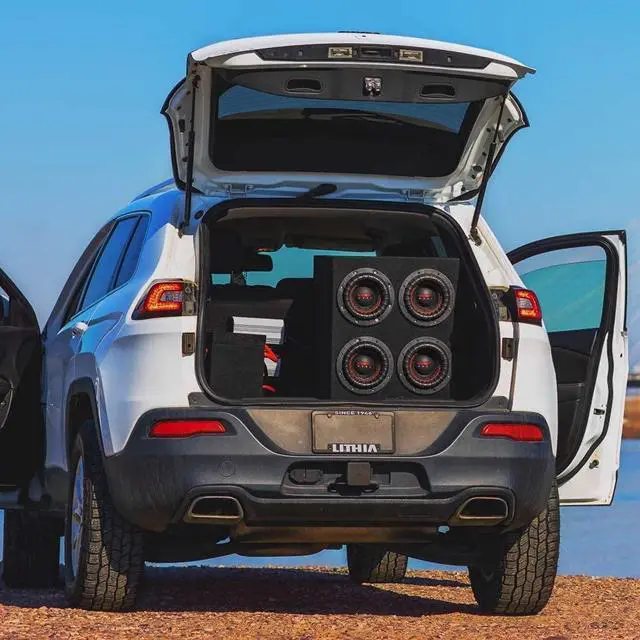 Alt view image 3 of 7 - TECH Fierce6 6.5 Car Subwoofer | 200W RMS / 400W Max, Dual 4, Heavy-Duty Cast Aluminum Basket, Deep Bass, High Temp Voice Coil, 20250Hz Compact Bass Upgrade