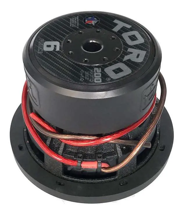 Alt view image 4 of 7 - TECH Fierce6 6.5 Car Subwoofer | 200W RMS / 400W Max, Dual 4, Heavy-Duty Cast Aluminum Basket, Deep Bass, High Temp Voice Coil, 20250Hz Compact Bass Upgrade