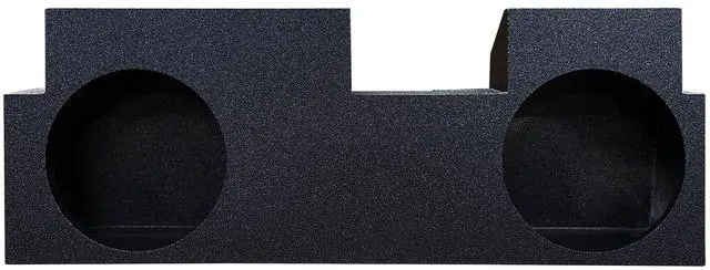 Main image of REC134 Dual 12" Sealed Subwoofer Box for 2019-2023 Jeep Gladiator | Made in USA, 5/8" MDF Construction, Under Seat Fitment, Bed Liner Finish, 0.51 Cu Ft Net Volume Per Sub