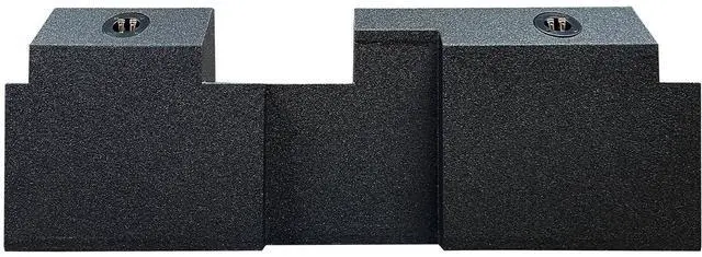 Alt view image 2 of 4 - REC134 Dual 12" Sealed Subwoofer Box for 2019-2023 Jeep Gladiator | Made in USA, 5/8" MDF Construction, Under Seat Fitment, Bed Liner Finish, 0.51 Cu Ft Net Volume Per Sub