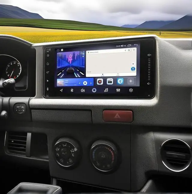 Main image of Car Stereo for Toyota Hiace 2004-2019, 7 Inch Android 13 Double Din Car Radio with Carplay & Android Auto, in-Dash Navigation Radio with BT Mirror Link WiFi FM Radio & Backup Camera